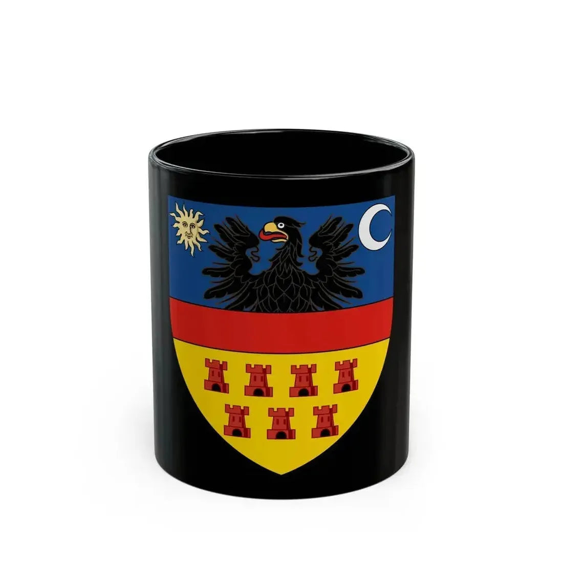 Coat of arms of Transylvania - Black Coffee Mug 11oz - Go Mug Yourself