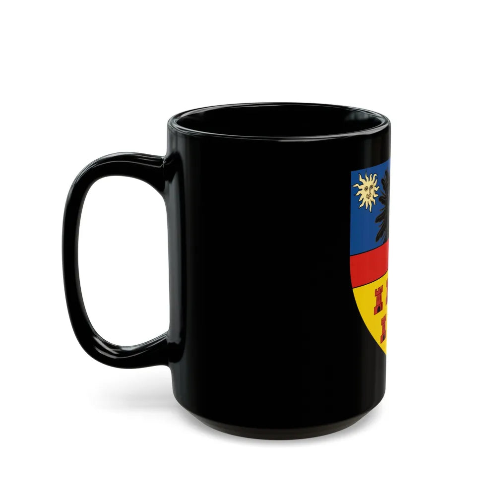 Coat of arms of Transylvania - Black Coffee Mug-Go Mug Yourself