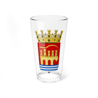 Coat of arms of Trapani (Italy) (Coat of Arms) Pint Glass 16oz 16oz - Go Mug Yourself