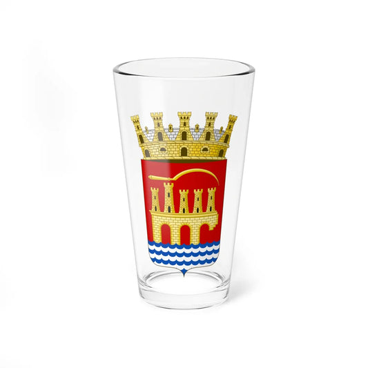 Coat of arms of Trapani (Italy) (Coat of Arms) Pint Glass 16oz 16oz - Go Mug Yourself
