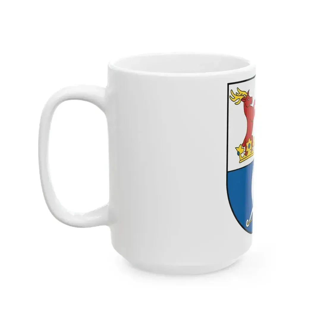 Coat Of Arms Of Trencin Region (Slovakia) White Coffee Mug - Go Mug Yourself
