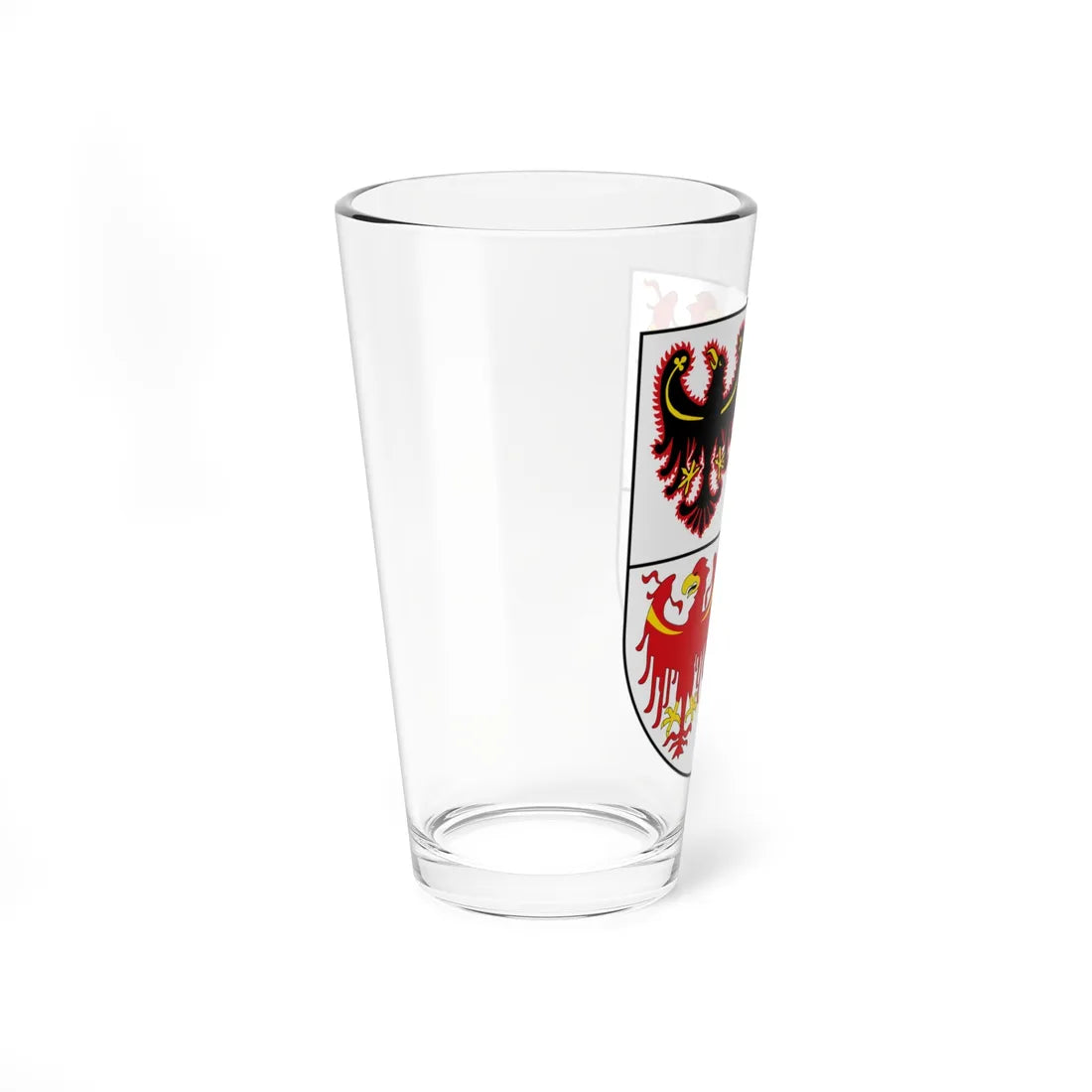 Coat of arms of Trentino-South Tyrol (Italy) (Coat of Arms) Pint Glass 16oz - Go Mug Yourself