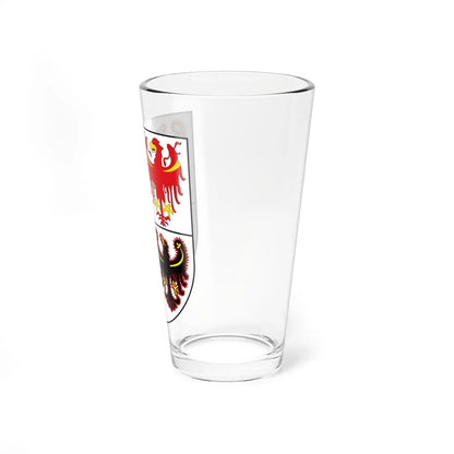 Coat of arms of Trentino-South Tyrol (Italy) (Coat of Arms) Pint Glass 16oz - Go Mug Yourself