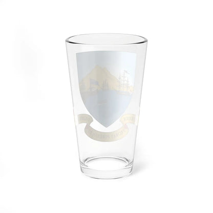 Coat of arms of Trinidad and Tobago 1958-1962 (Trinidad and Tobago) (Coat of Arms) Pint Glass 16oz - Go Mug Yourself