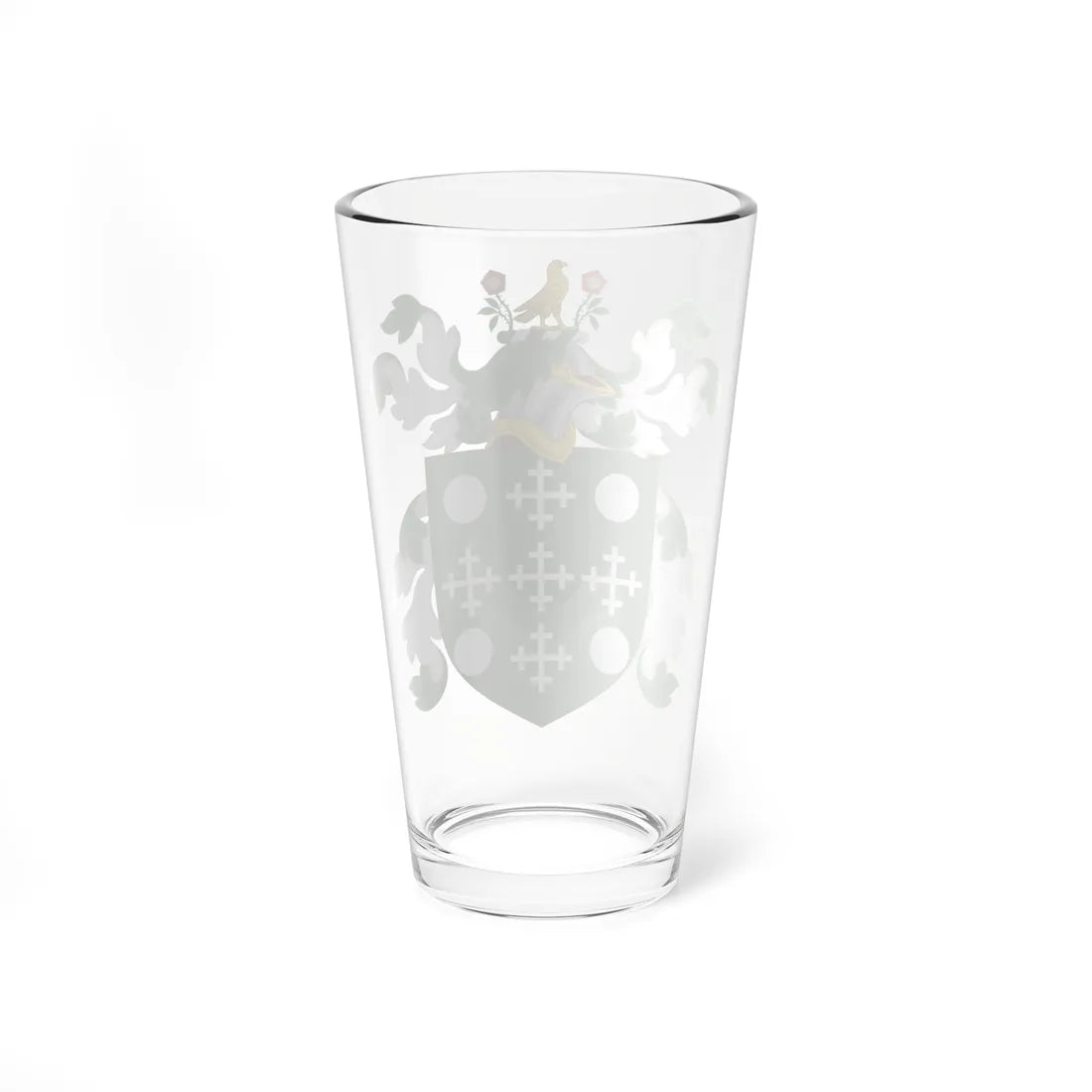 Coat of Arms of Tristram Coffin (United States) (Coat of Arms) Pint Glass 16oz - Go Mug Yourself