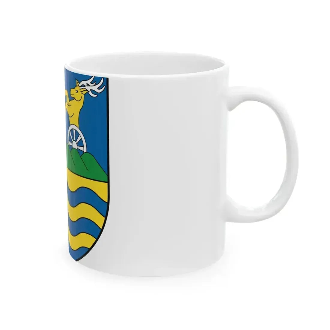 Coat Of Arms Of Trnava Region (Slovakia) White Coffee Mug - Go Mug Yourself