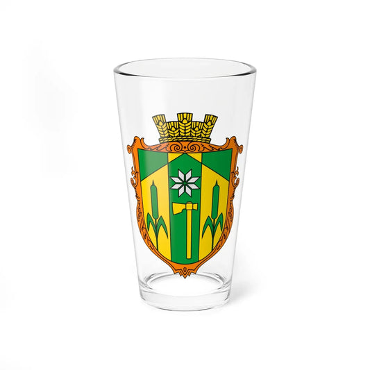 Coat of Arms of Trostianets (Ukraine) (Coat of Arms) Pint Glass 16oz 16oz - Go Mug Yourself