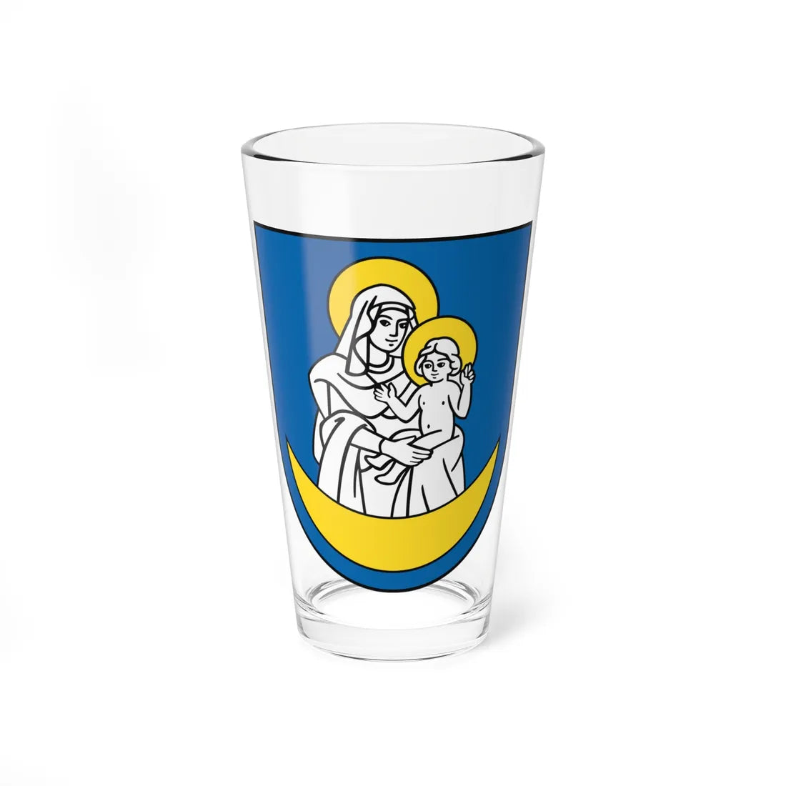 Coat of Arms of Trstená (Slovakia) (Coat of Arms) Pint Glass 16oz 16oz - Go Mug Yourself