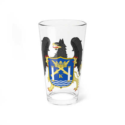 Coat of Arms of Trujillo of New Castille (Peru) (Coat of Arms) Pint Glass 16oz 16oz - Go Mug Yourself