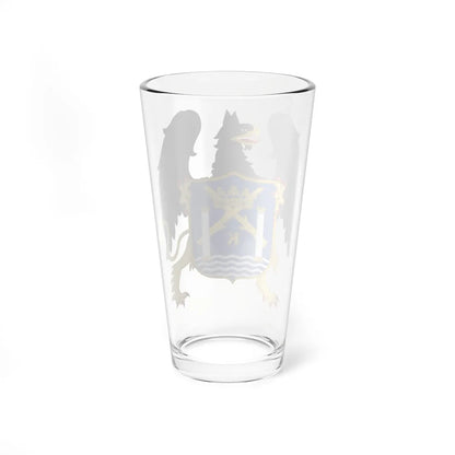 Coat of Arms of Trujillo of New Castille (Peru) (Coat of Arms) Pint Glass 16oz - Go Mug Yourself