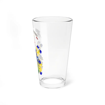 Coat of Arms of Trump International Golf Club (United States) (Coat of Arms) Pint Glass 16oz - Go Mug Yourself