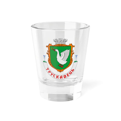 Coat of Arms of Truskavets (Ukraine) (Coat of Arms) Shot Glass 1.5oz 1.5oz - Go Mug Yourself