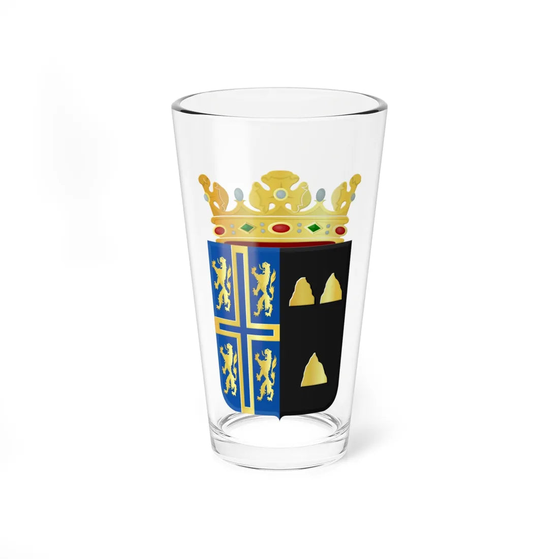 Coat of arms of Tubbergen (Netherlands) (Coat of Arms) Pint Glass 16oz 16oz - Go Mug Yourself