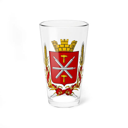 Coat of arms of Tula 1874 (Russia) (Coat of Arms) Pint Glass 16oz 16oz - Go Mug Yourself