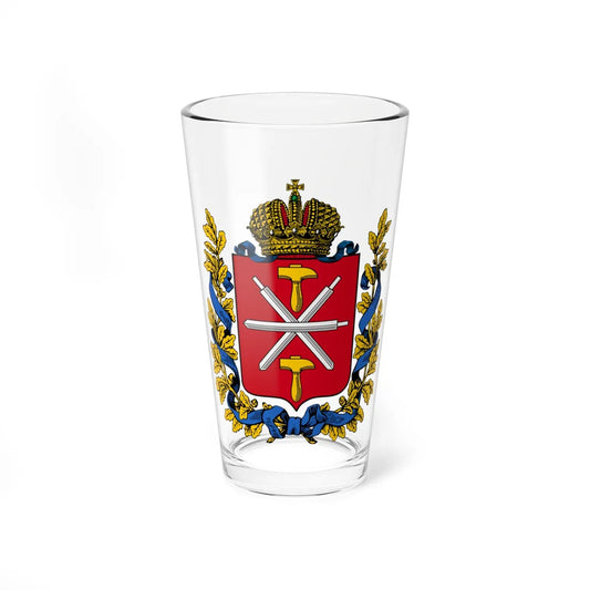 Coat of arms of Tula Governorate 1878 (Russia) (Coat of Arms) Pint Glass 16oz 16oz - Go Mug Yourself
