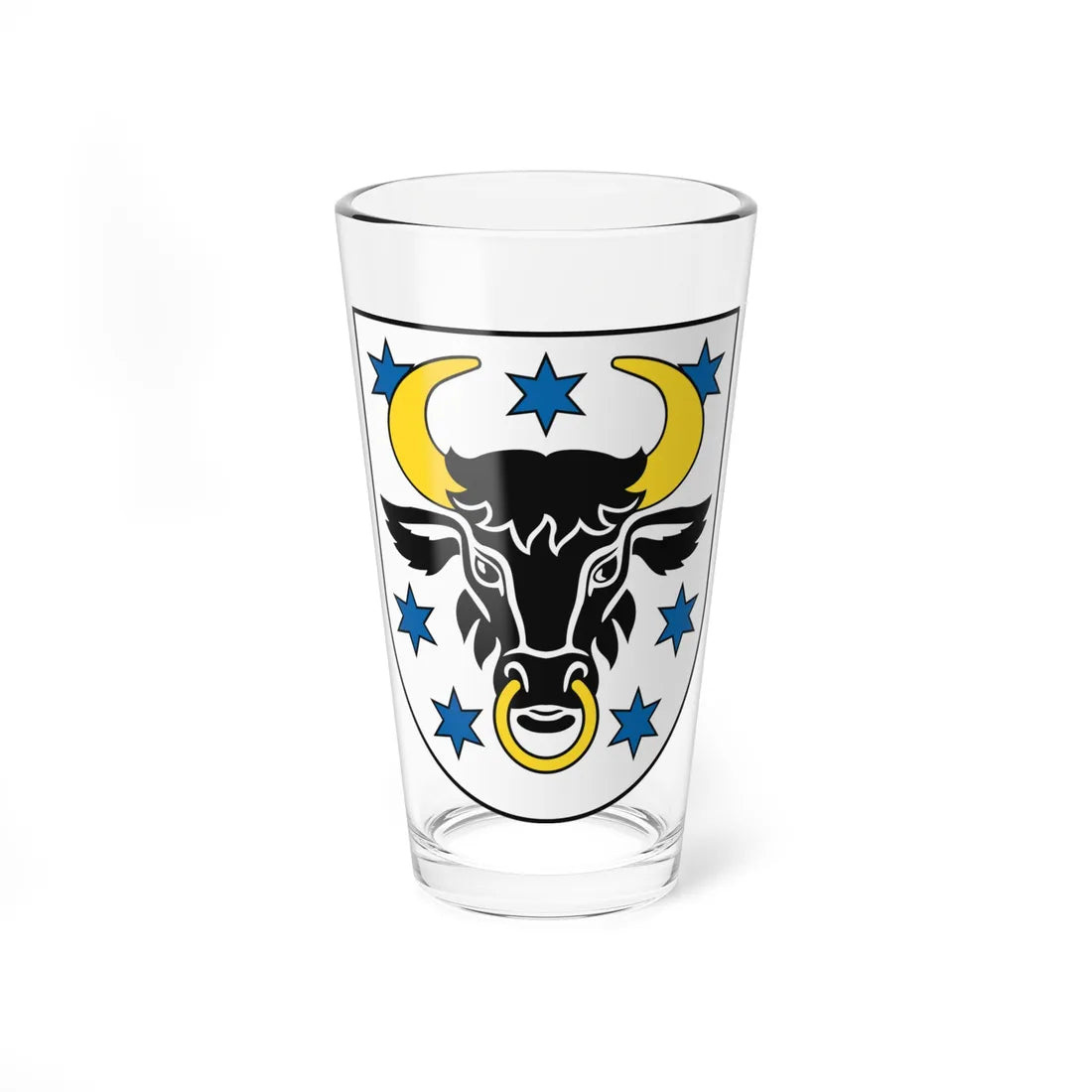 Coat of Arms of Turany (Slovakia) (Coat of Arms) Pint Glass 16oz 16oz - Go Mug Yourself