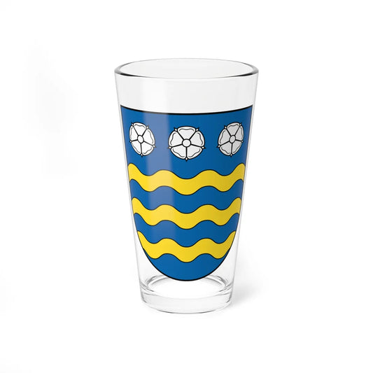 Coat of Arms of Turčianske Teplice (Slovakia) (Coat of Arms) Pint Glass 16oz 16oz - Go Mug Yourself