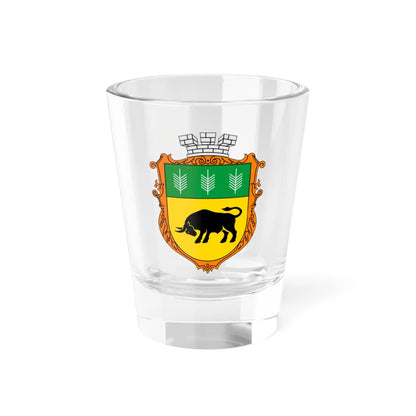 Coat of Arms of Turka (Ukraine) (Coat of Arms) Shot Glass 1.5oz 1.5oz - Go Mug Yourself