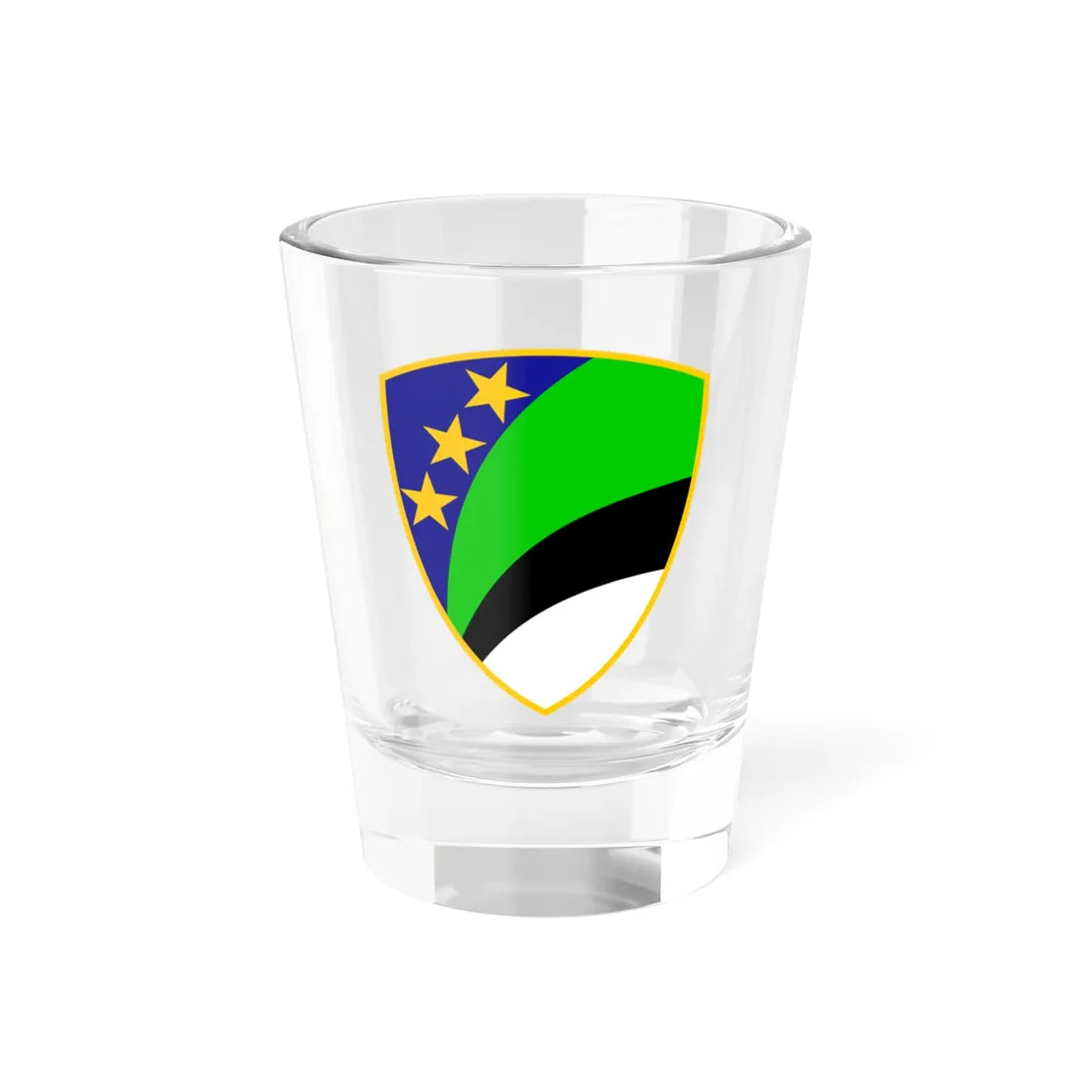 Coat of arms of Tuzla Canton (Bosnia and Herzegovina) (Coat of Arms) Shot Glass 1.5oz 1.5oz - Go Mug Yourself