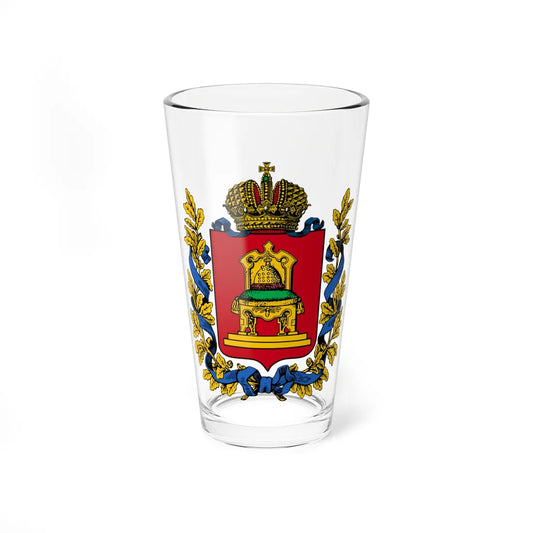Coat of arms of Tver Governorate 1856 (Russia) (Coat of Arms) Pint Glass 16oz 16oz - Go Mug Yourself