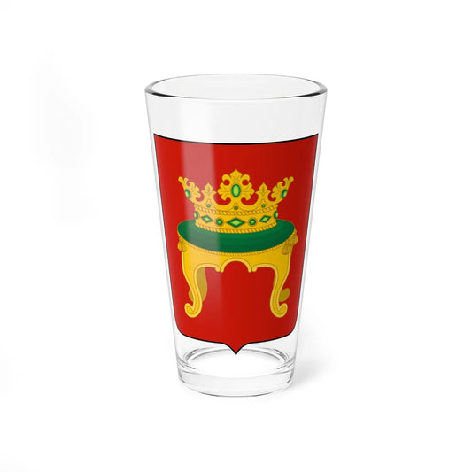 Coat of arms of Tver (Russia) (Coat of Arms) Pint Glass 16oz 16oz - Go Mug Yourself