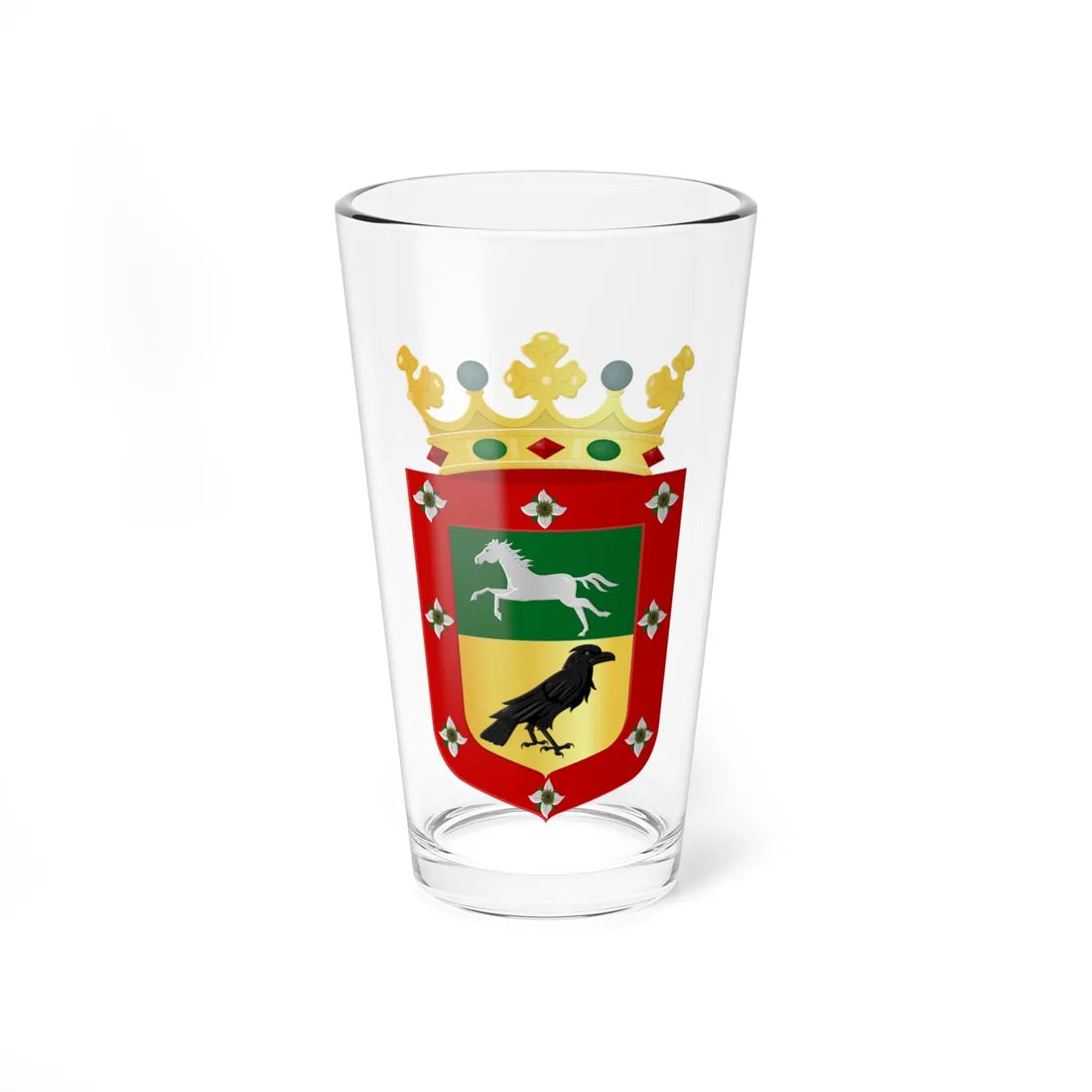 Coat of arms of Tynaarlo (Netherlands) (Coat of Arms) Pint Glass 16oz 16oz - Go Mug Yourself