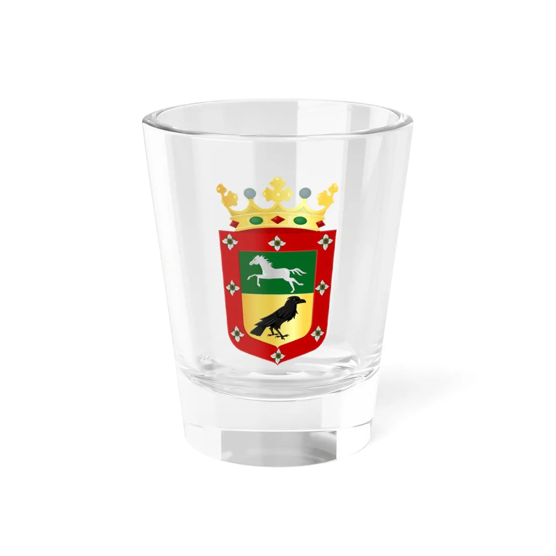 Coat of arms of Tynaarlo (Netherlands) (Coat of Arms) Shot Glass 1.5oz 1.5oz - Go Mug Yourself