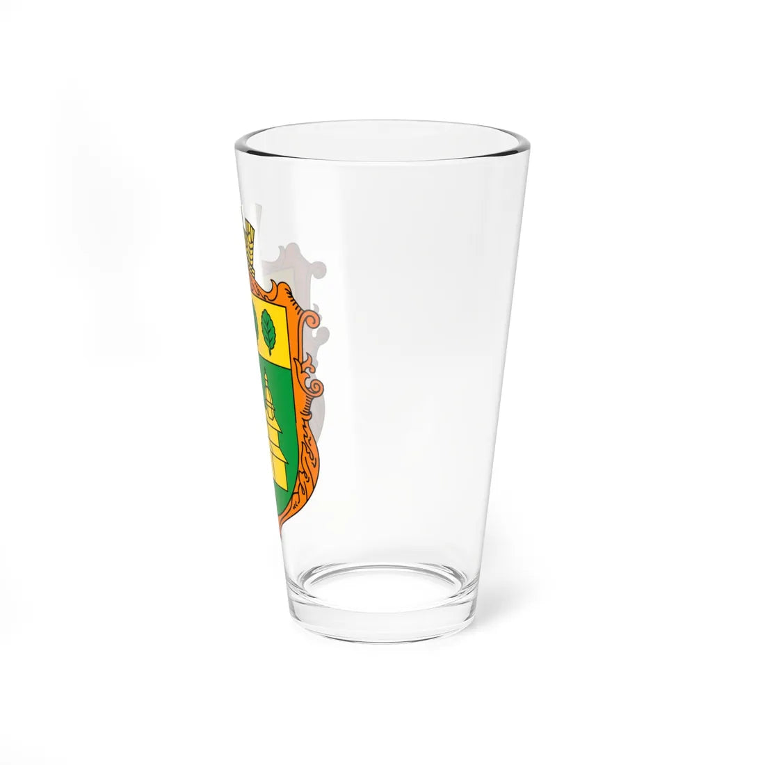 Coat of Arms of Tysovytsia (Ukraine) (Coat of Arms) Pint Glass 16oz - Go Mug Yourself
