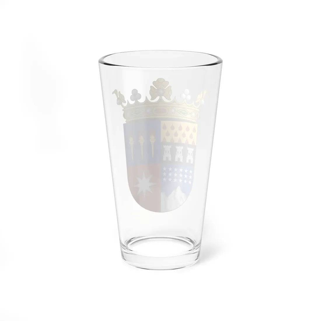 Coat of Arms of Ñuble Region (Chile) (Coat of Arms) Pint Glass 16oz - Go Mug Yourself