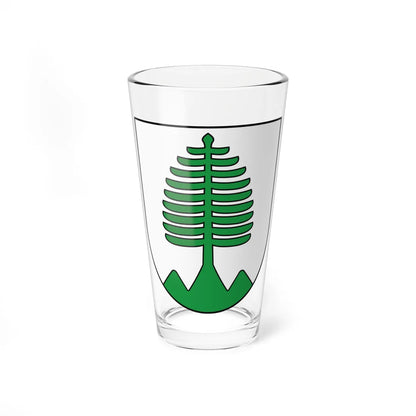 Coat of Arms of Ľubochňa (Slovakia) (Coat of Arms) Pint Glass 16oz 16oz - Go Mug Yourself