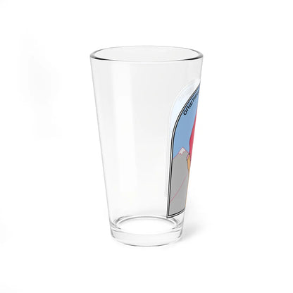 Coat of arms of Čučer Sandevo Municipality (North Macedonia) (Coat of Arms) Pint Glass 16oz - Go Mug Yourself