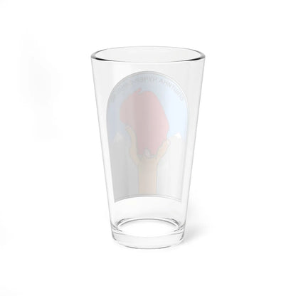 Coat of arms of Čučer Sandevo Municipality (North Macedonia) (Coat of Arms) Pint Glass 16oz - Go Mug Yourself