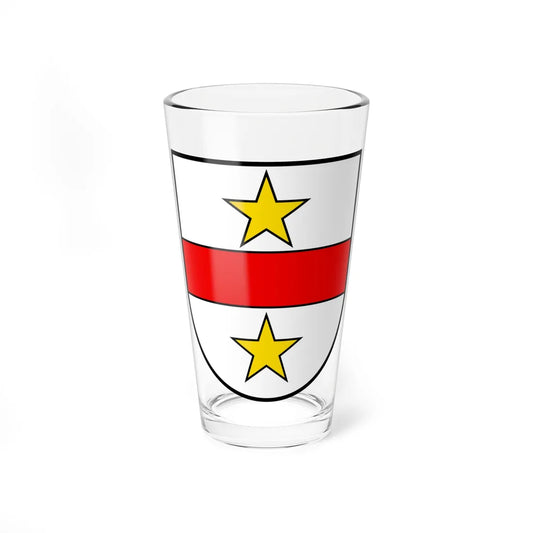 Coat of arms of Uerkheim (Switzerland) (Coat of Arms) Pint Glass 16oz 16oz - Go Mug Yourself
