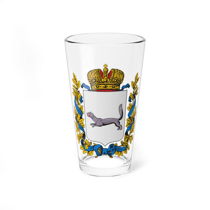 Coat of arms of Ufa province 1878 (Russia) (Coat of Arms) Pint Glass 16oz 16oz - Go Mug Yourself