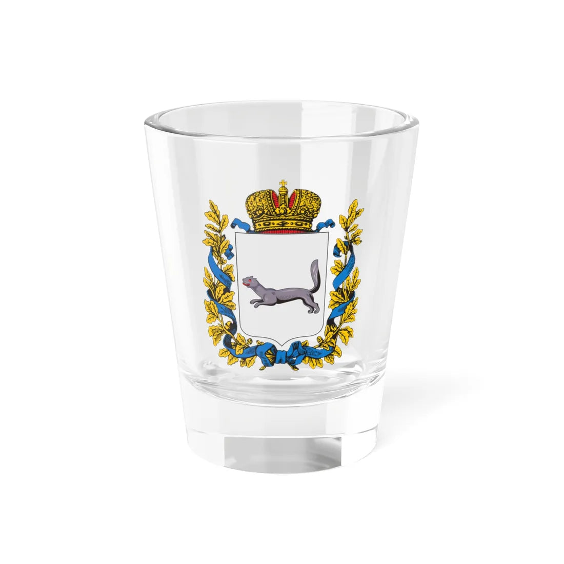 Coat of arms of Ufa province 1878 (Russia) (Coat of Arms) Shot Glass 1.5oz 1.5oz - Go Mug Yourself