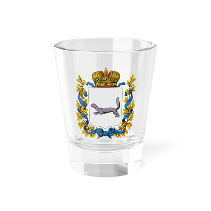 Coat of arms of Ufa province 1878 (Russia) (Coat of Arms) Shot Glass 1.5oz 1.5oz - Go Mug Yourself