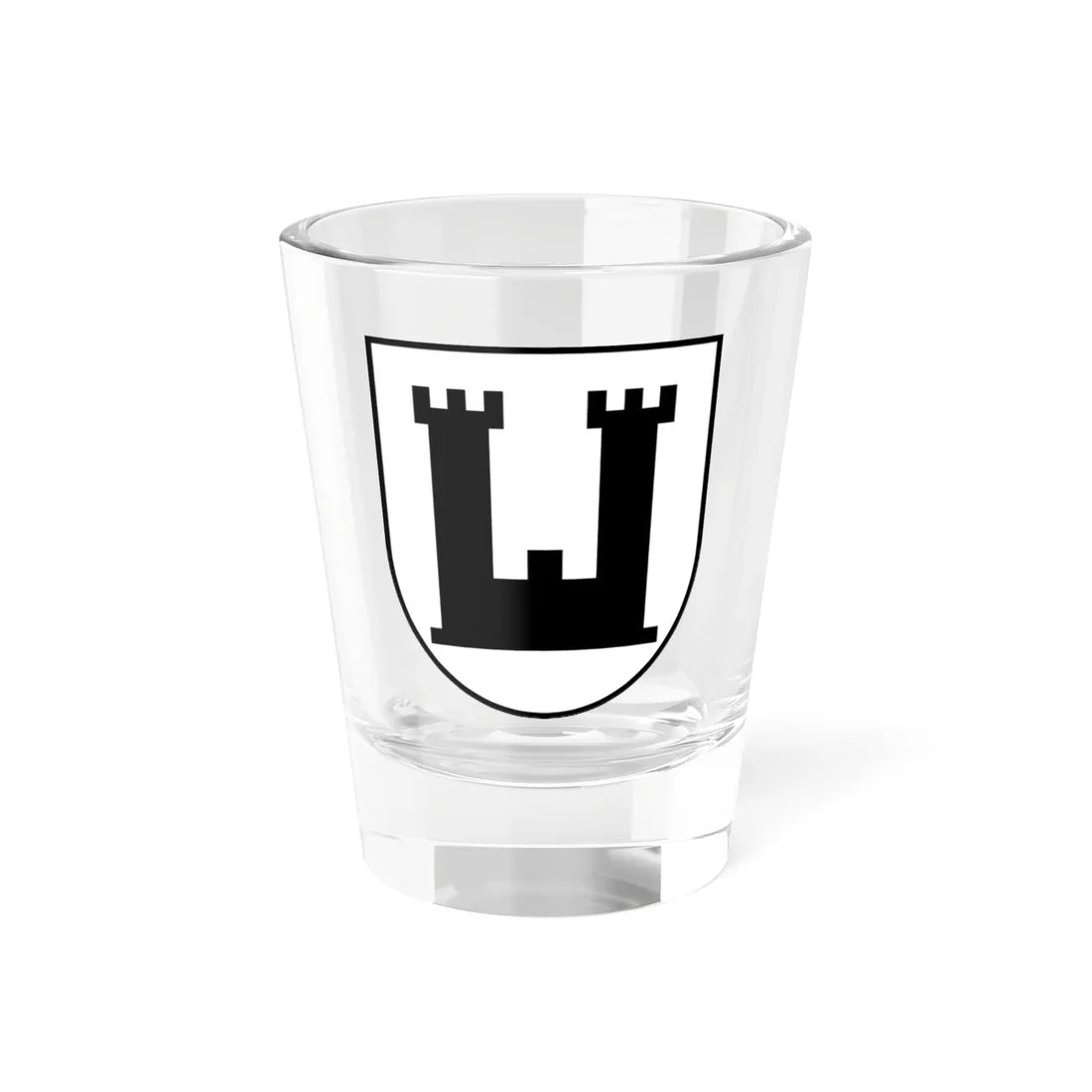 Coat of arms of Ufhusen (Switzerland) (Coat of Arms) Shot Glass 1.5oz 1.5oz - Go Mug Yourself
