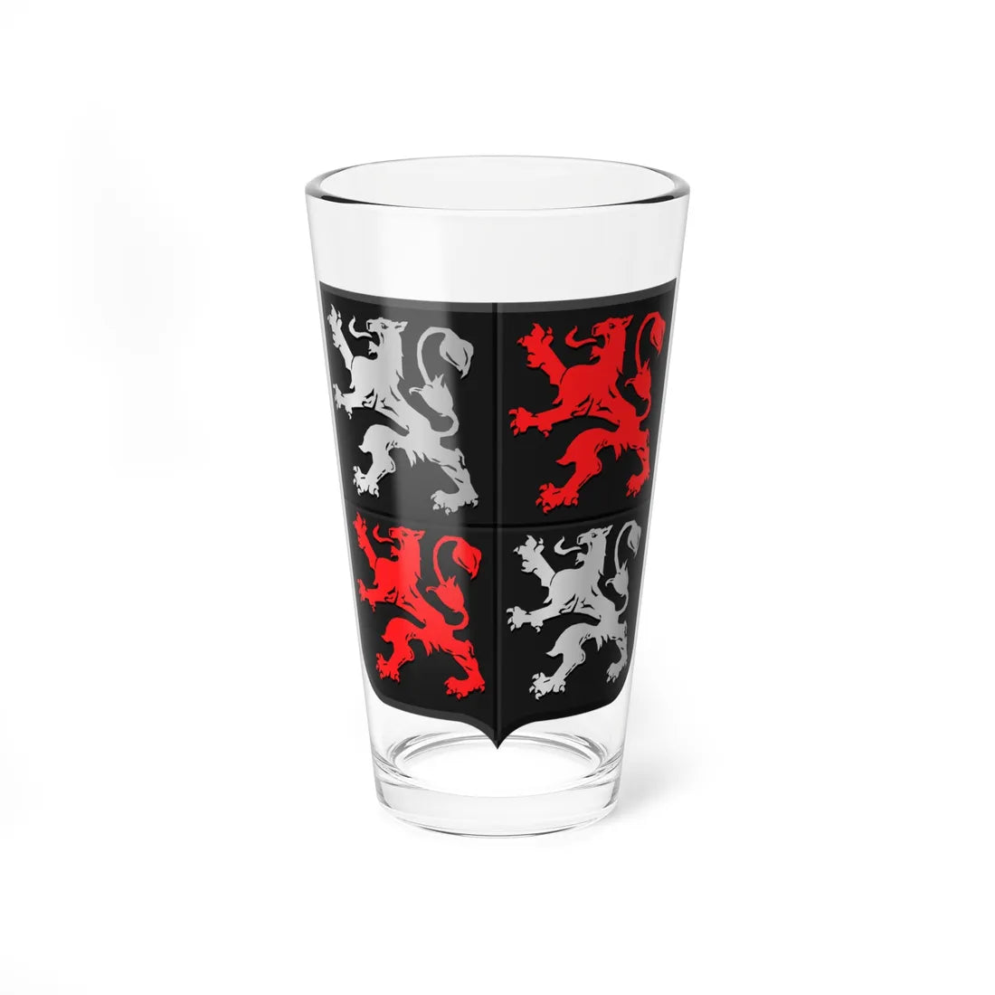 Coat of arms of Uitgeest (Netherlands) (Coat of Arms) Pint Glass 16oz 16oz - Go Mug Yourself