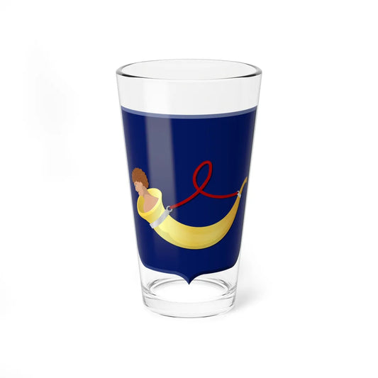 Coat of arms of Uithoorn (Netherlands) (Coat of Arms) Pint Glass 16oz 16oz - Go Mug Yourself