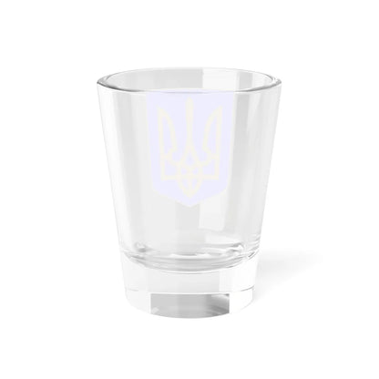 Coat of Arms of Ukraine 1992 (Ukraine) (Coat of Arms) Shot Glass 1.5oz - Go Mug Yourself