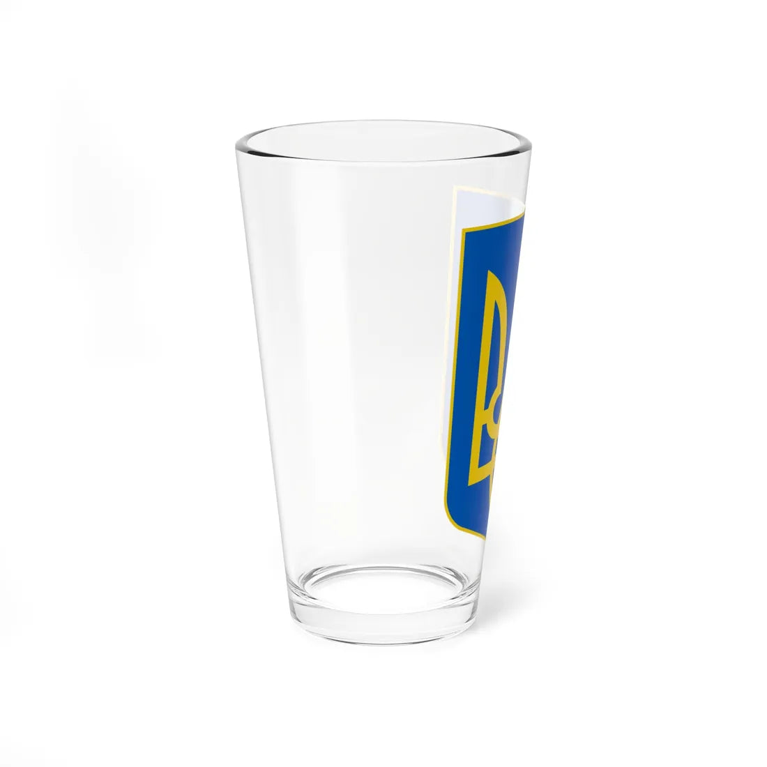 Coat of Arms of Ukraine (Ukraine) (Coat of Arms) Pint Glass 16oz - Go Mug Yourself