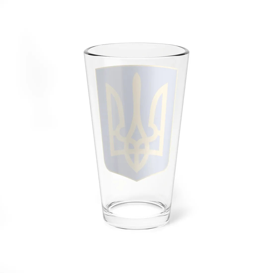 Coat of Arms of Ukraine (Ukraine) (Coat of Arms) Pint Glass 16oz - Go Mug Yourself