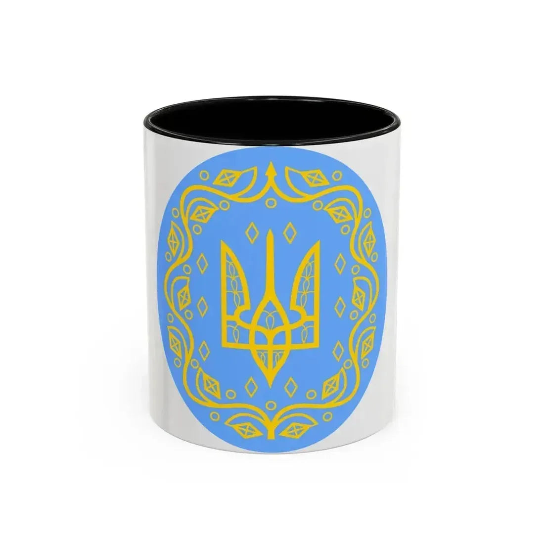 Coat of arms of Ukrainian People's Republic 2 - Accent Coffee Mug 11oz Black - Go Mug Yourself