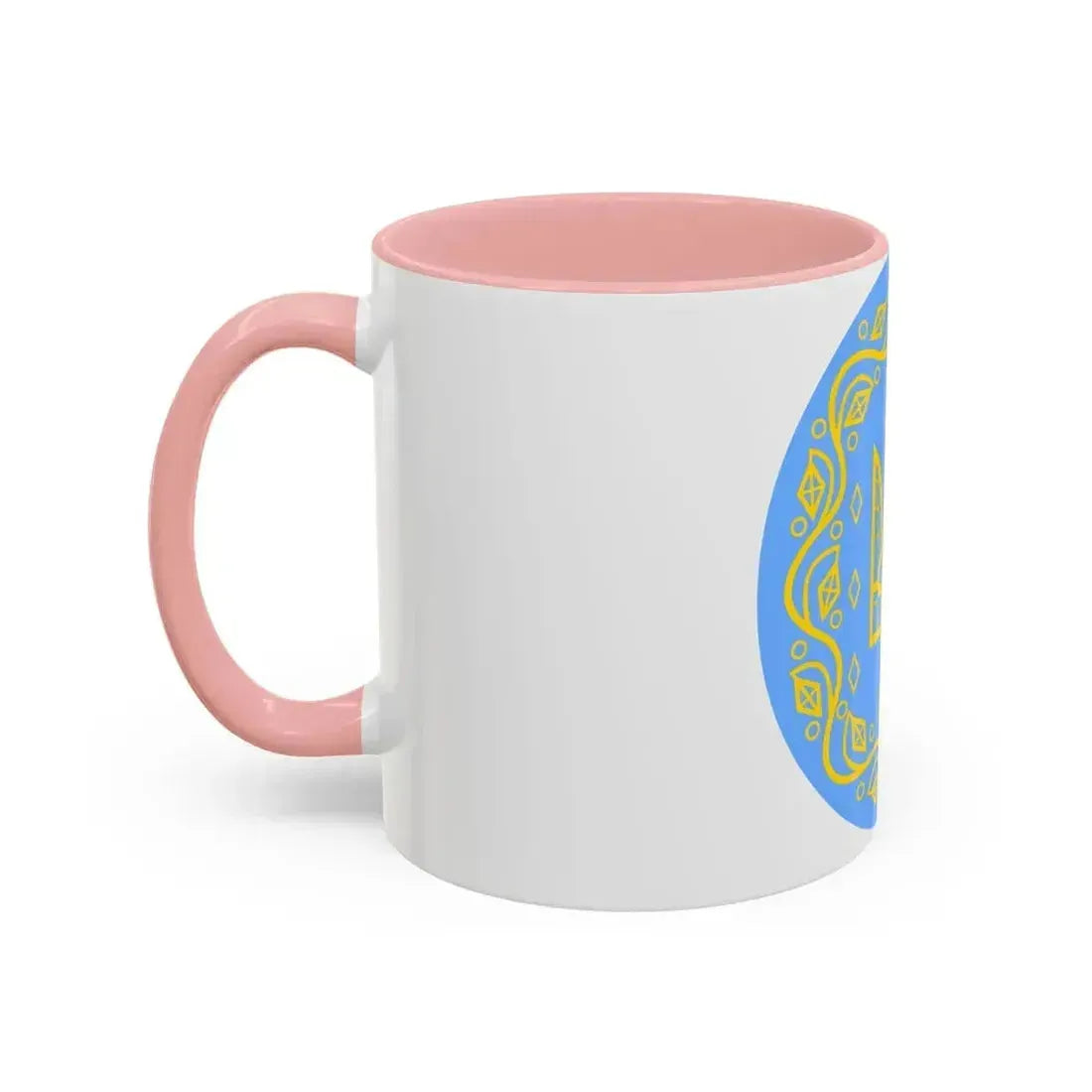 Coat of arms of Ukrainian People's Republic 2 - Accent Coffee Mug - Go Mug Yourself