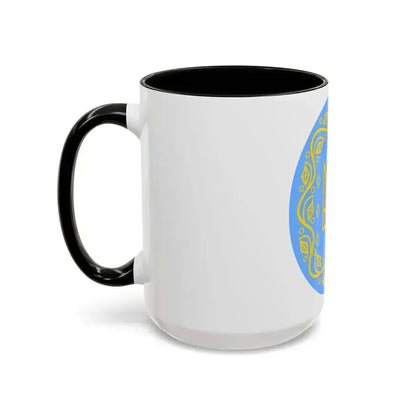 Coat of arms of Ukrainian People's Republic 2 - Accent Coffee Mug - Go Mug Yourself