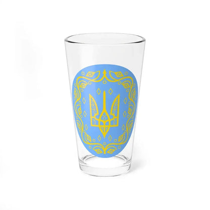 Coat of arms of Ukrainian People's Republic 2 - Pint Glass 16oz 16oz - Go Mug Yourself
