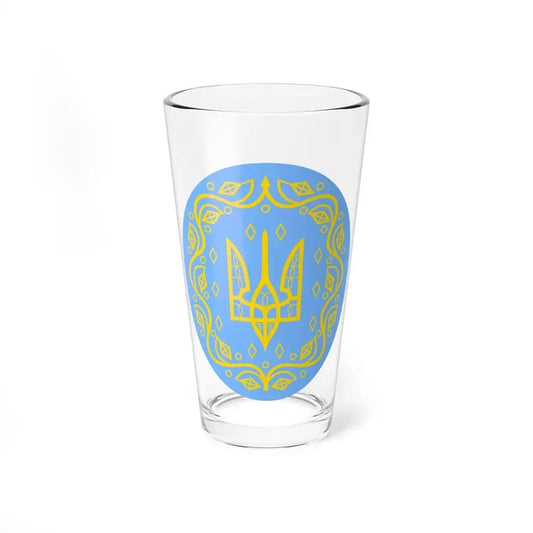 Coat of arms of Ukrainian People's Republic 2 - Pint Glass 16oz 16oz - Go Mug Yourself