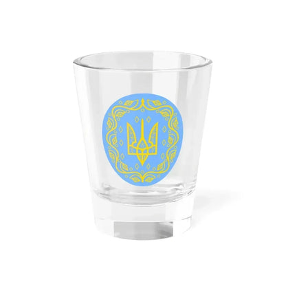 Coat of arms of Ukrainian People's Republic 2 - Shot Glass 1.5oz 1.5oz - Go Mug Yourself