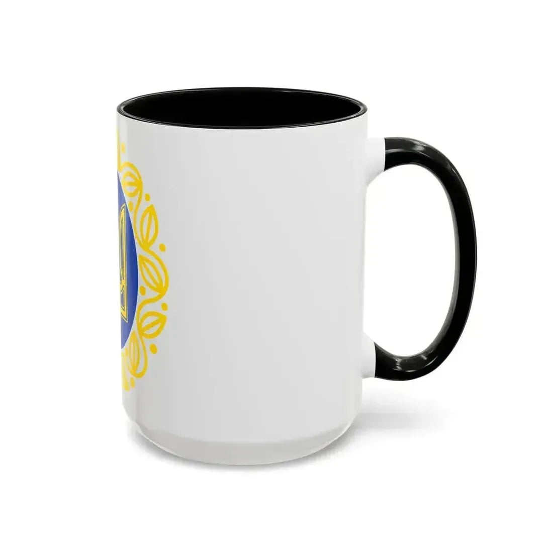 Coat of arms of Ukrainian People's Republic - Accent Coffee Mug - Go Mug Yourself