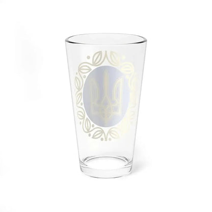 Coat of arms of Ukrainian People's Republic - Pint Glass 16oz - Go Mug Yourself